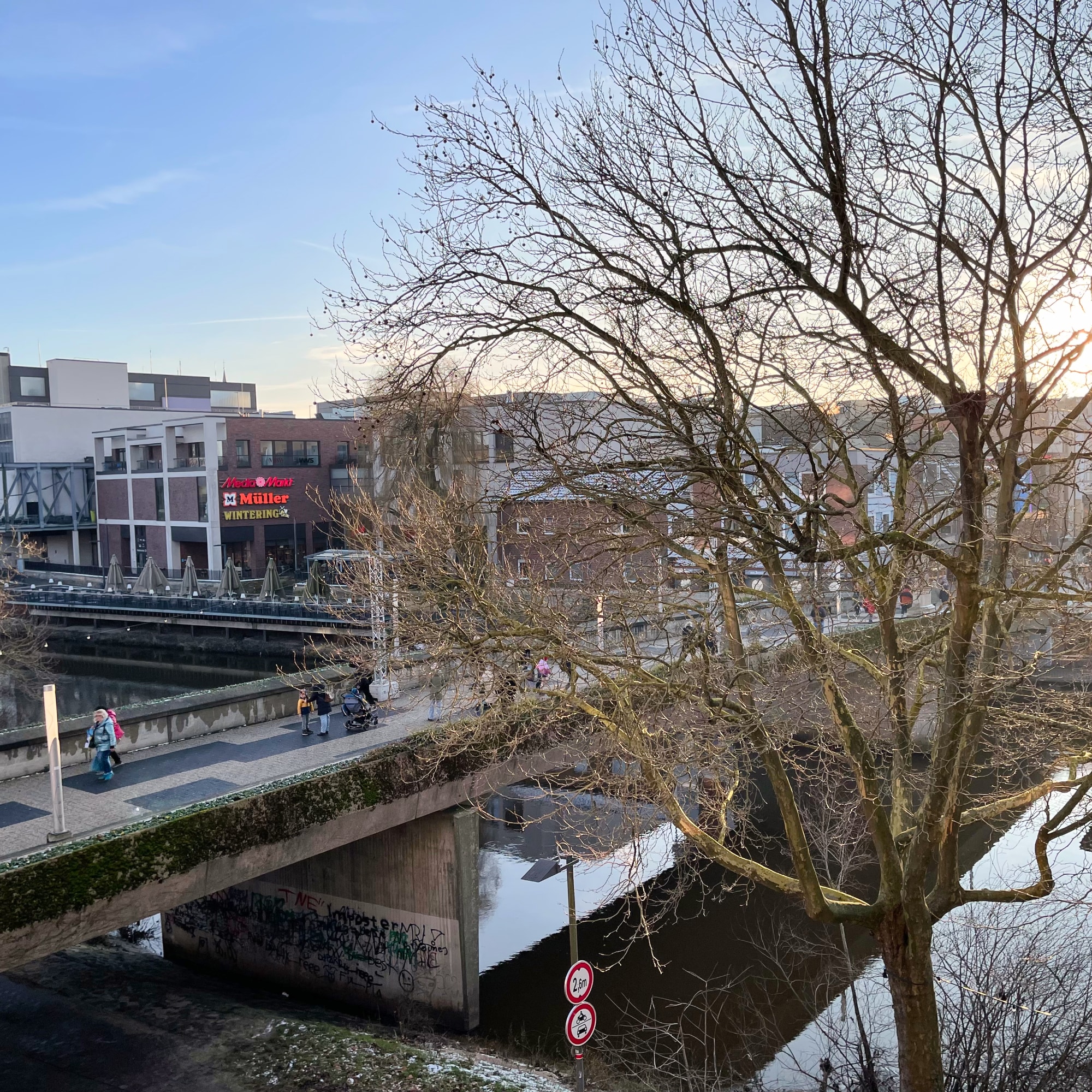Blick auf die Nepomuk-Brücke